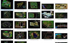 Tổng Hợp 14 File CAD Cảnh Quan